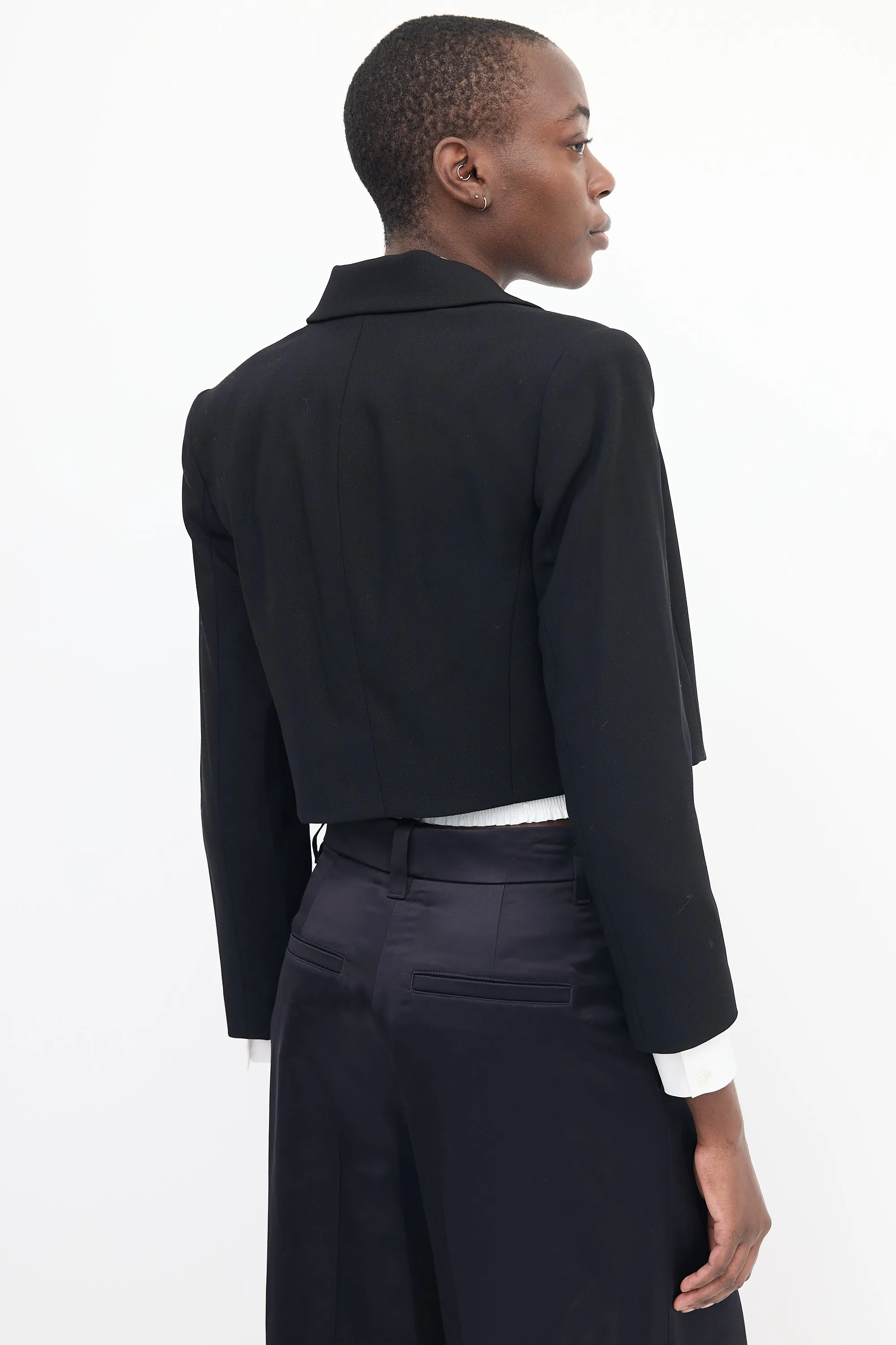 Anderson Cropped Tux Blazer