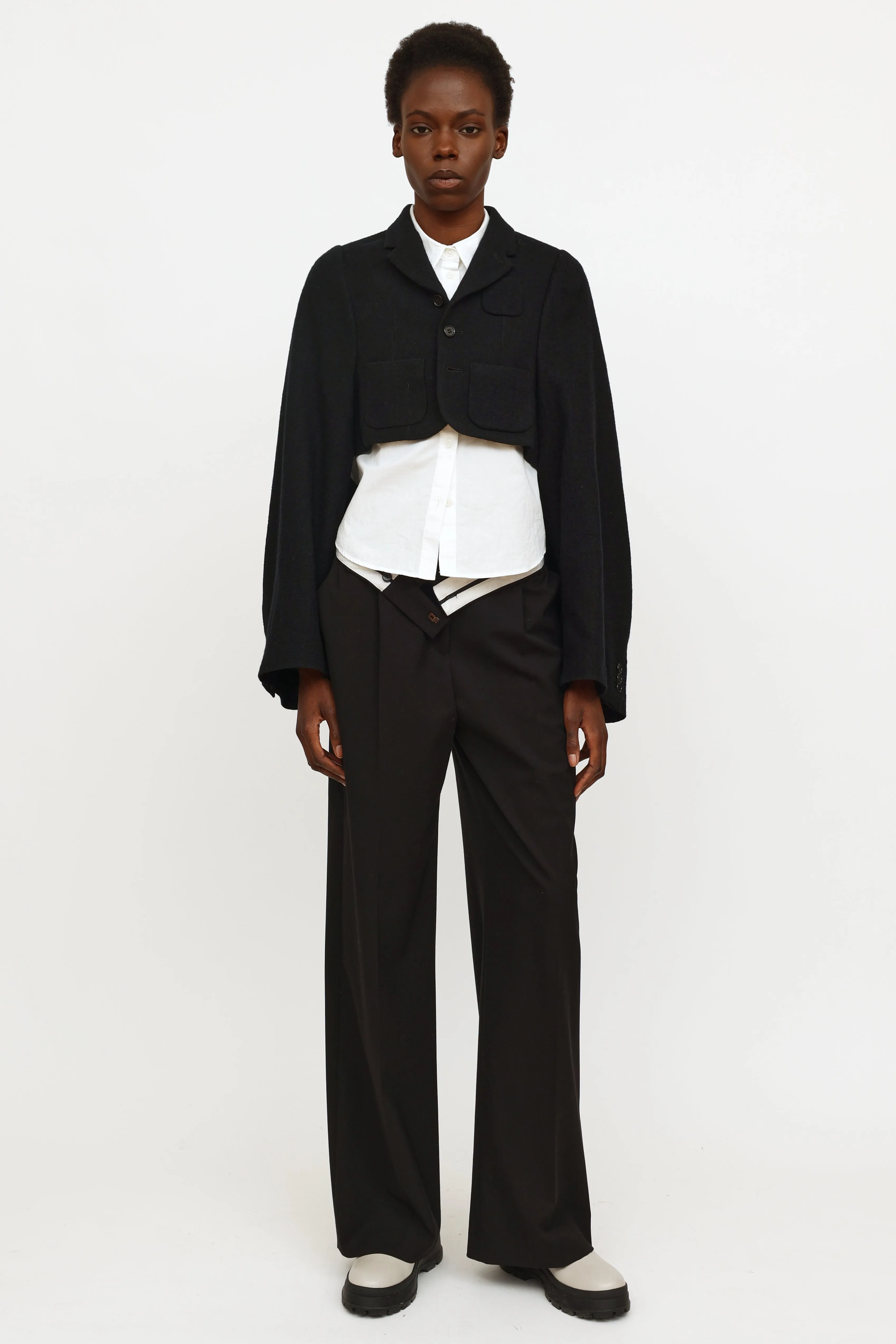 Black Cut Out Blazer