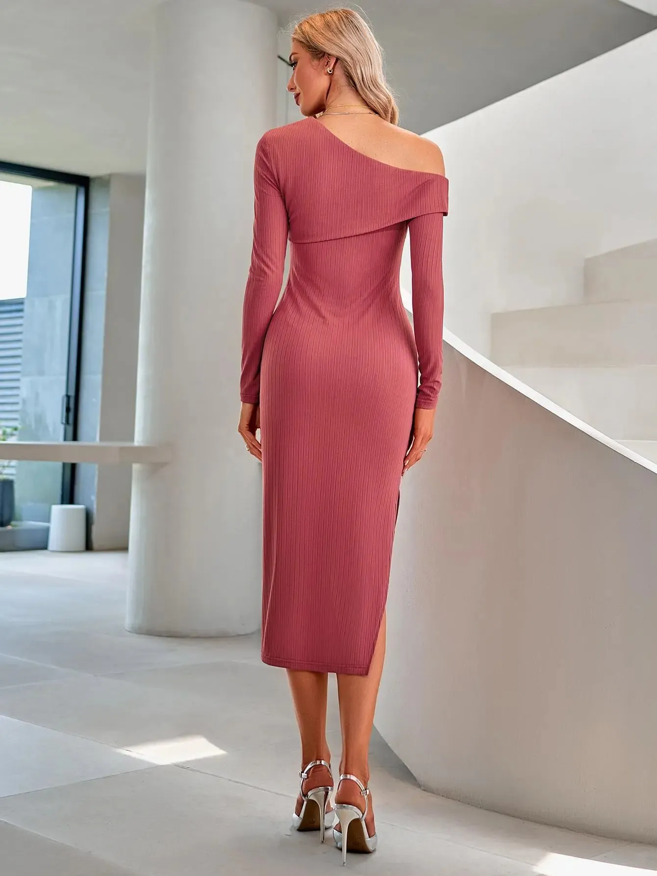 Black One Shoulder Dress