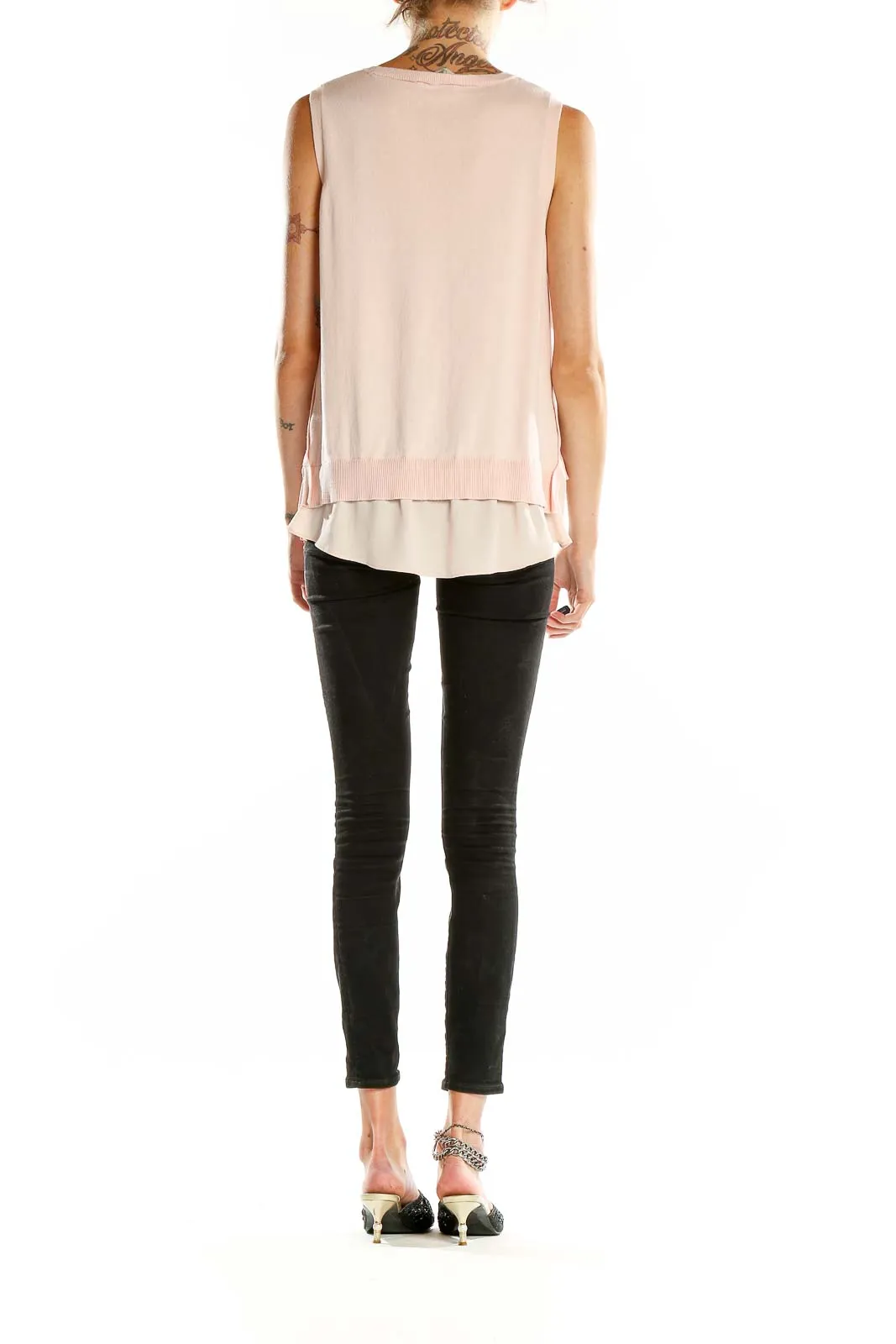Blush Layered Sleeveless Top