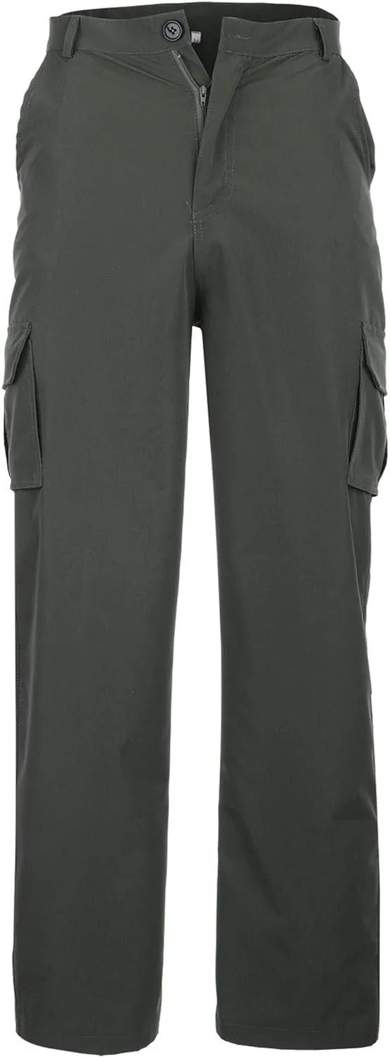 Cargo Pants for Men Multi Pockets Relaxed Fit Work Trousers Tactical Pants Outdoor Sport Men's Pants