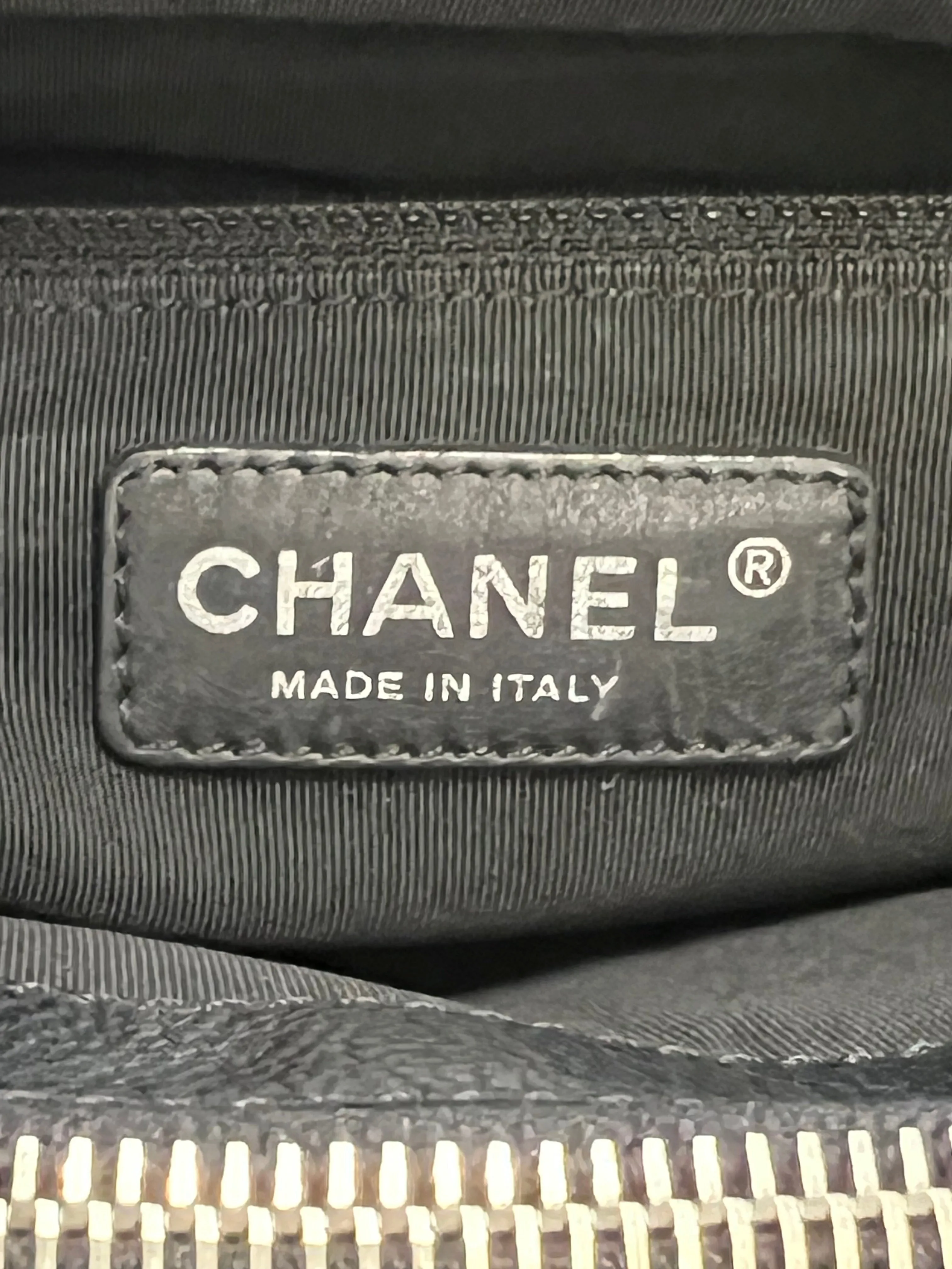 CHANEL CAVIAR QUILTED LEATHER GST TOTE BAG