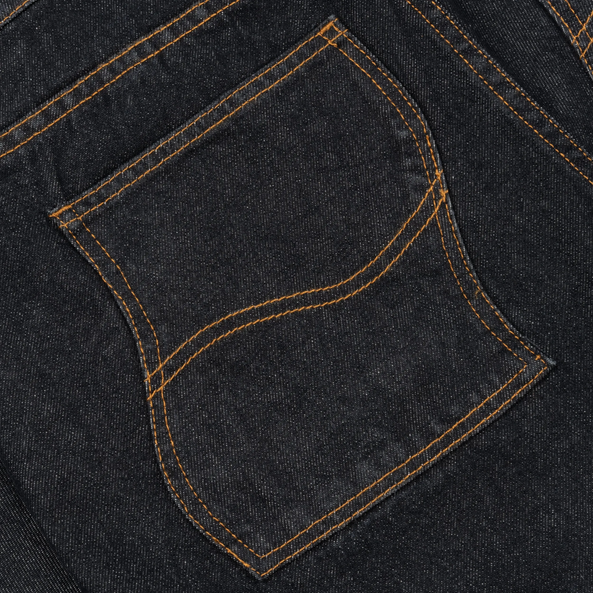 Classic Relaxed Denim Pants, Black Wash