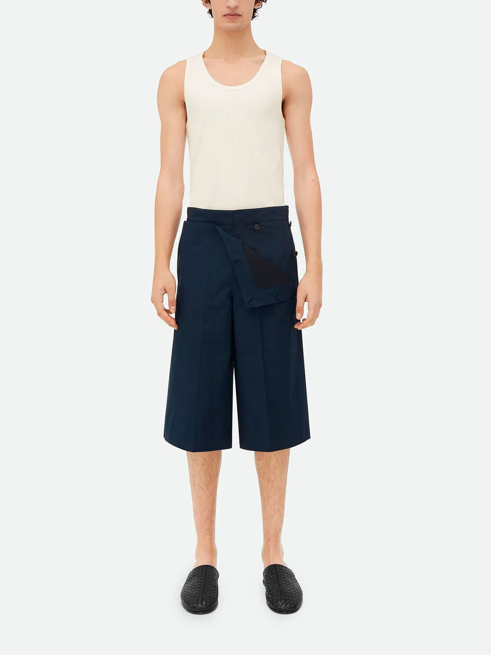 Compact bermuda shorts