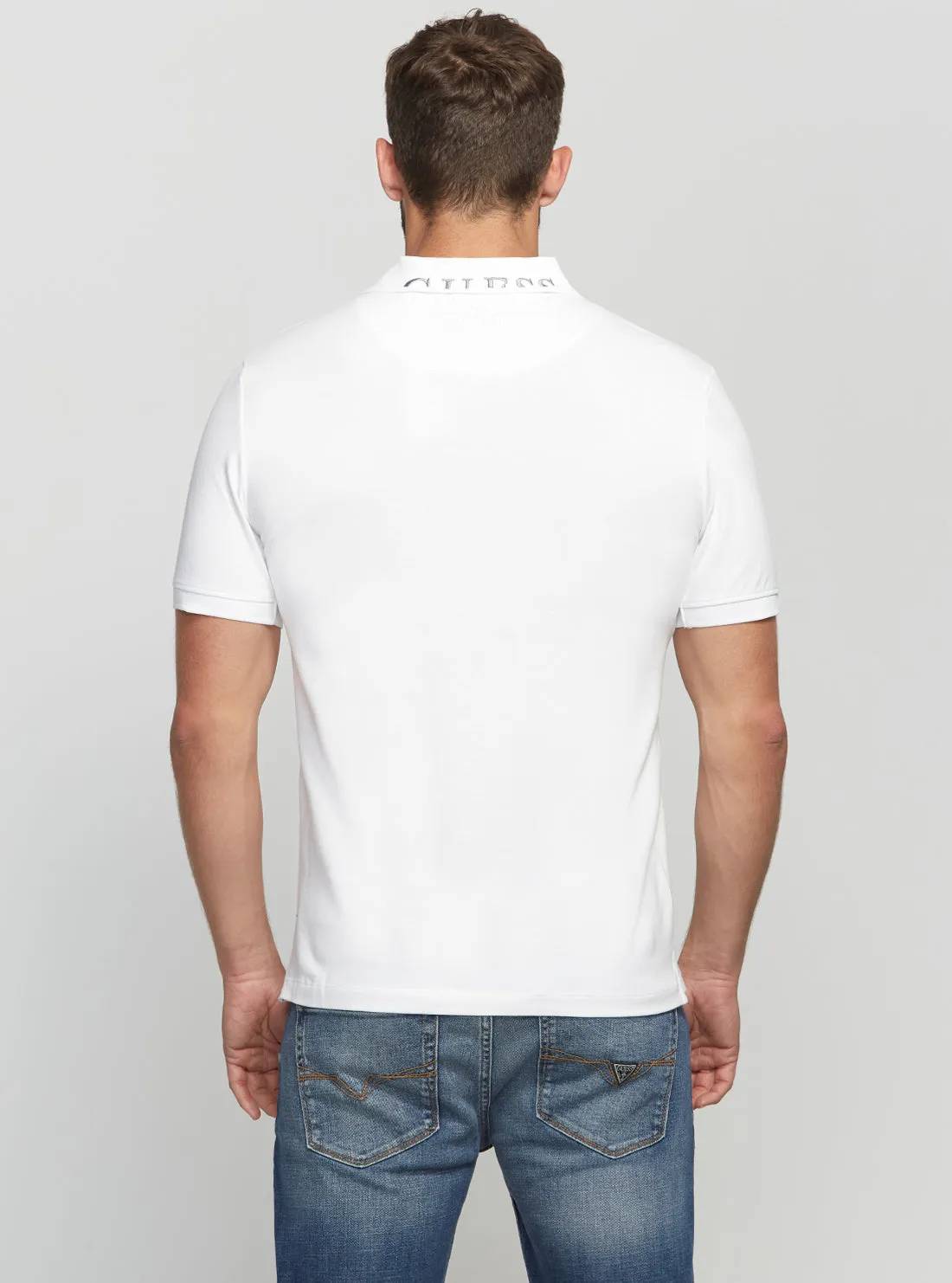 Eco White Lyle Polo T-Shirt