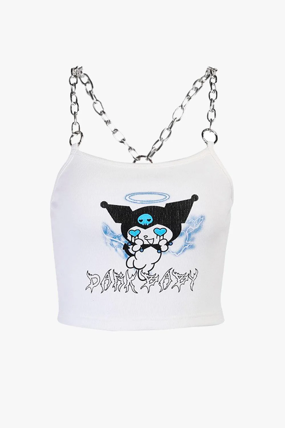 Kuromi Grunge Crop Top