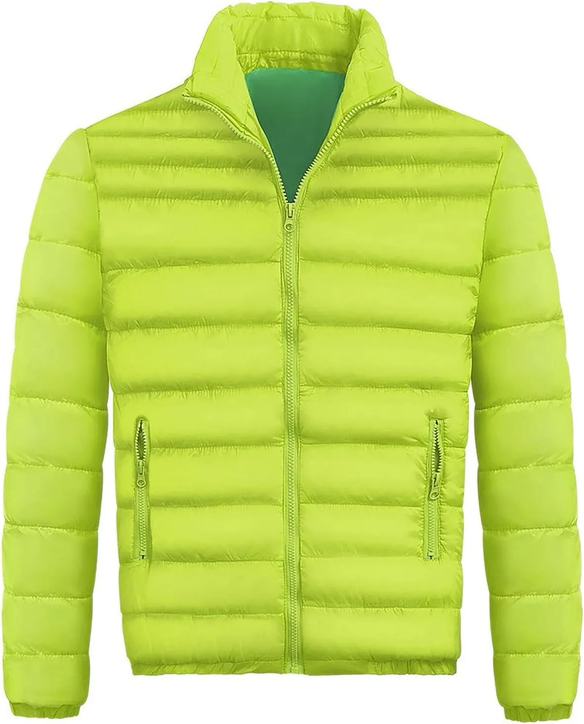 Men's Jacket Winter Puffer Jacket Fleece Warm Lightweight Coat Outerwear Cold Weather Jackets, M-3XL