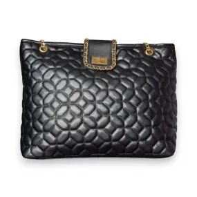 Quilted Tote Bag Chain Strap