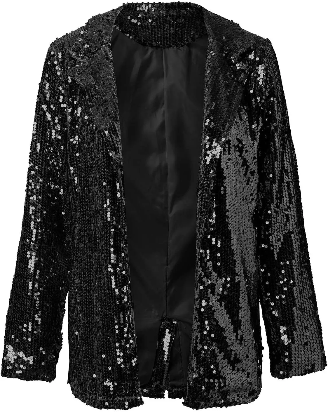 Sequin Blazers for Women 2025 Carnival Party Shiny Suit Jacket Business Casual Long Sleeve Glitter Cardigan Jackets