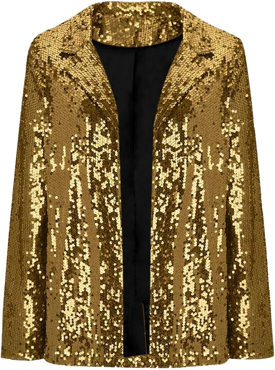 Sequin Blazers for Women Sparkly Party Long Sleeve Suit Jacket Open Front Glitter Blazer 2025 Shiny Cardigan Jackets
