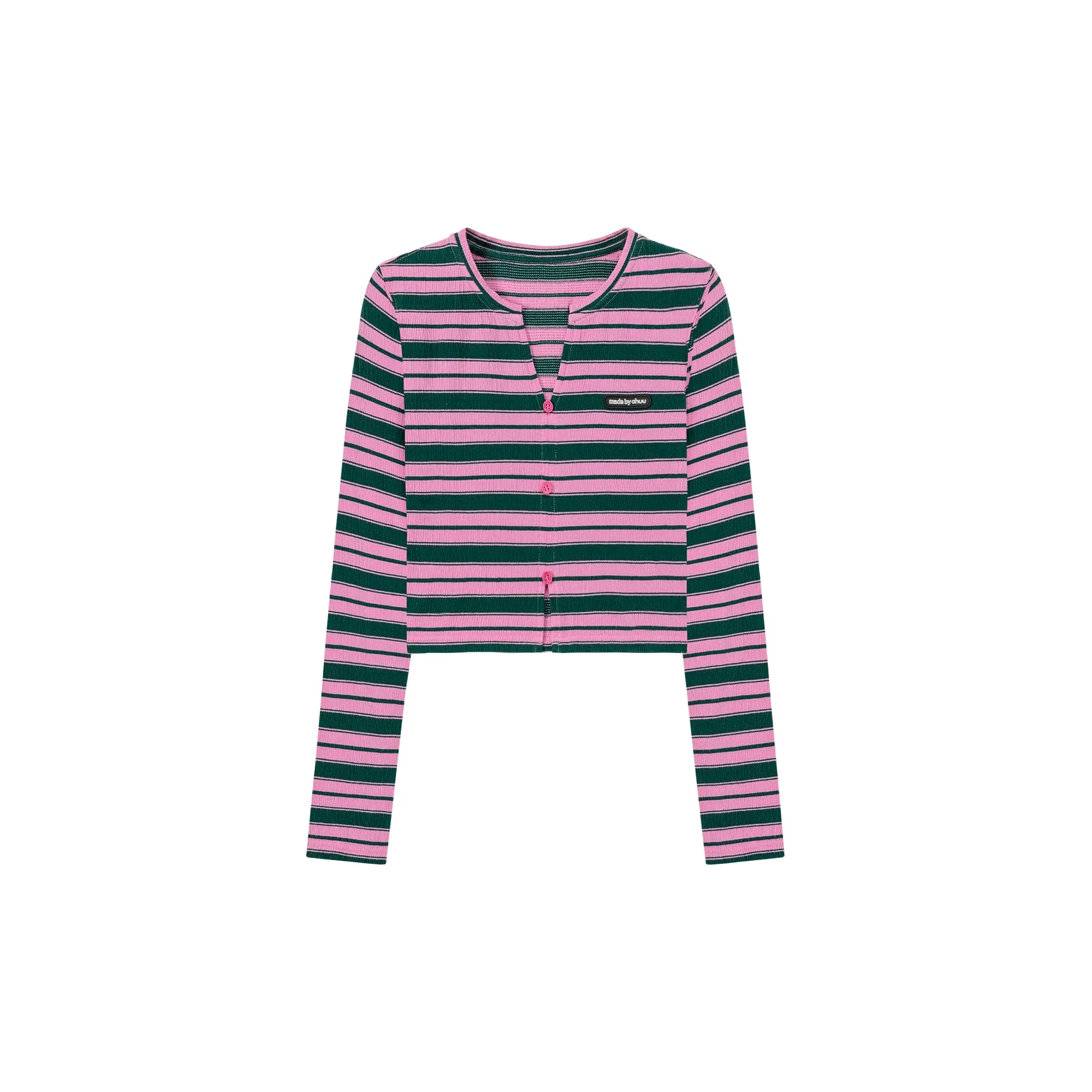 Slit Cropped T-Shirt