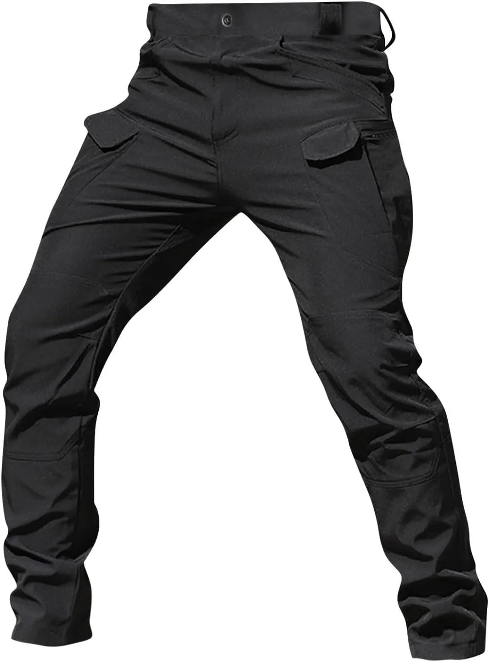 Tactical Pants for Men Waterproof Stretch Cargo Pants with Multi Pockets Relaxed Fit Work Hiking Pants