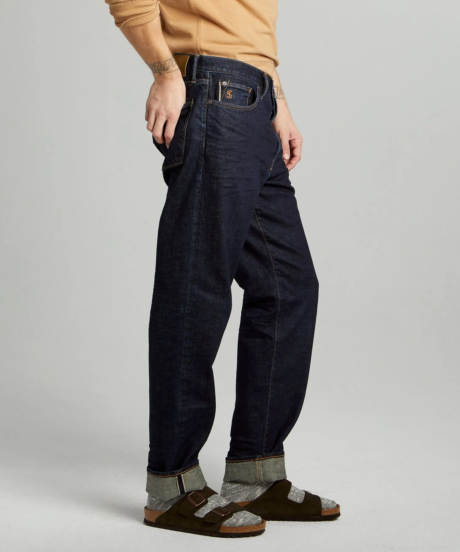 The Relaxed Jean in Indigo Rinse