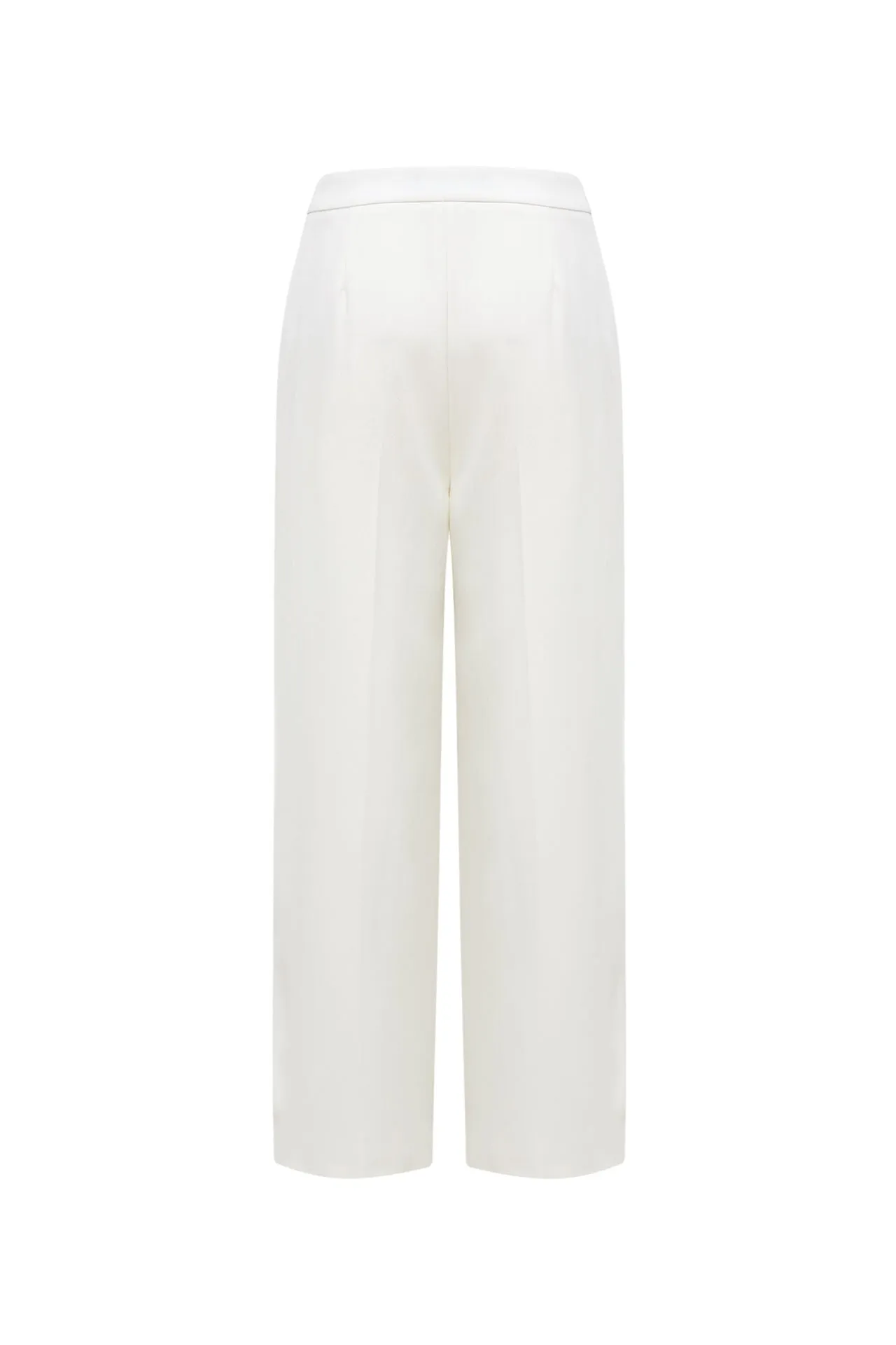 Water & Oil Repellent Relaxed Straight Leg Suit Pants