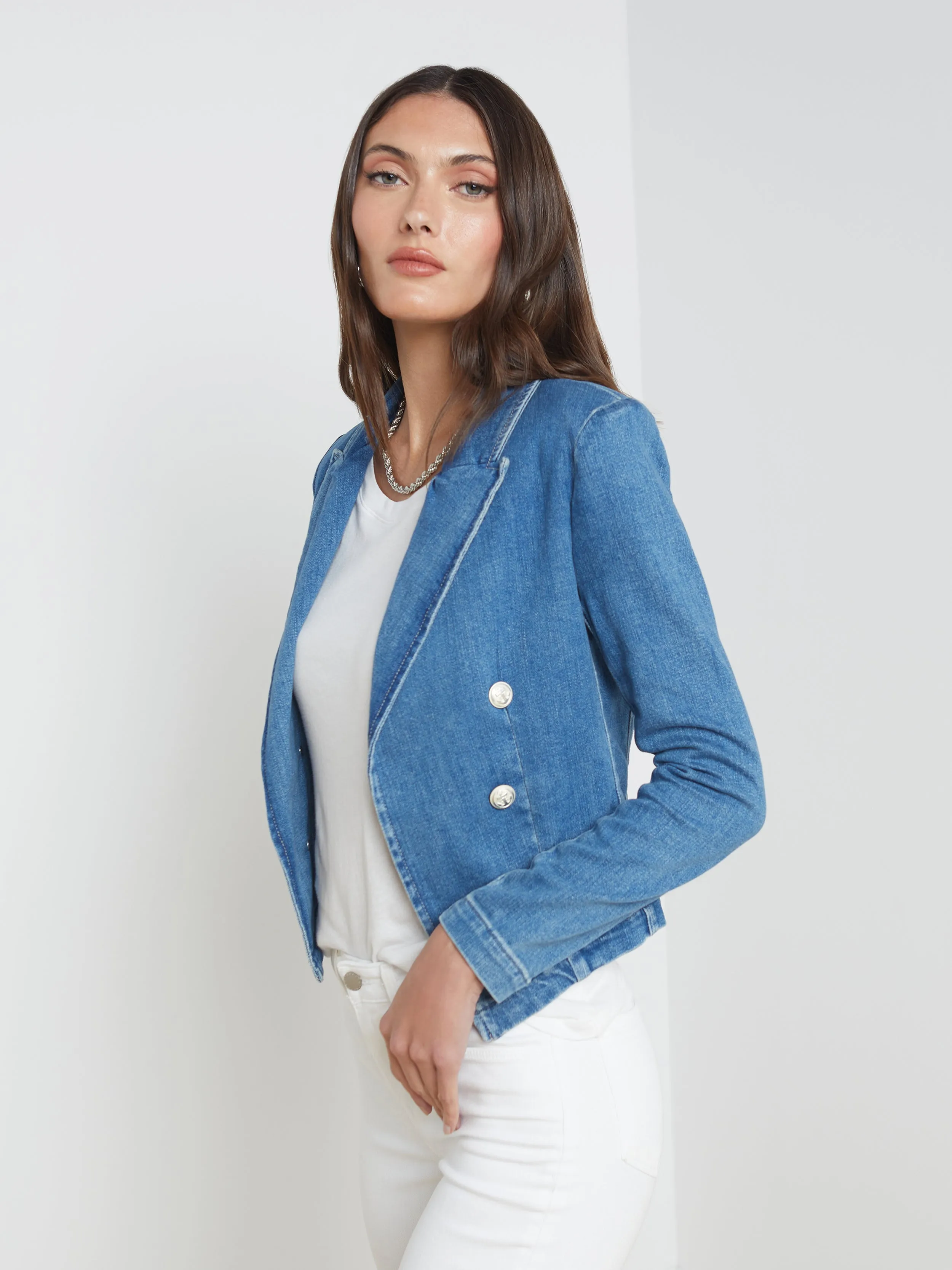 Wayne Denim Blazer