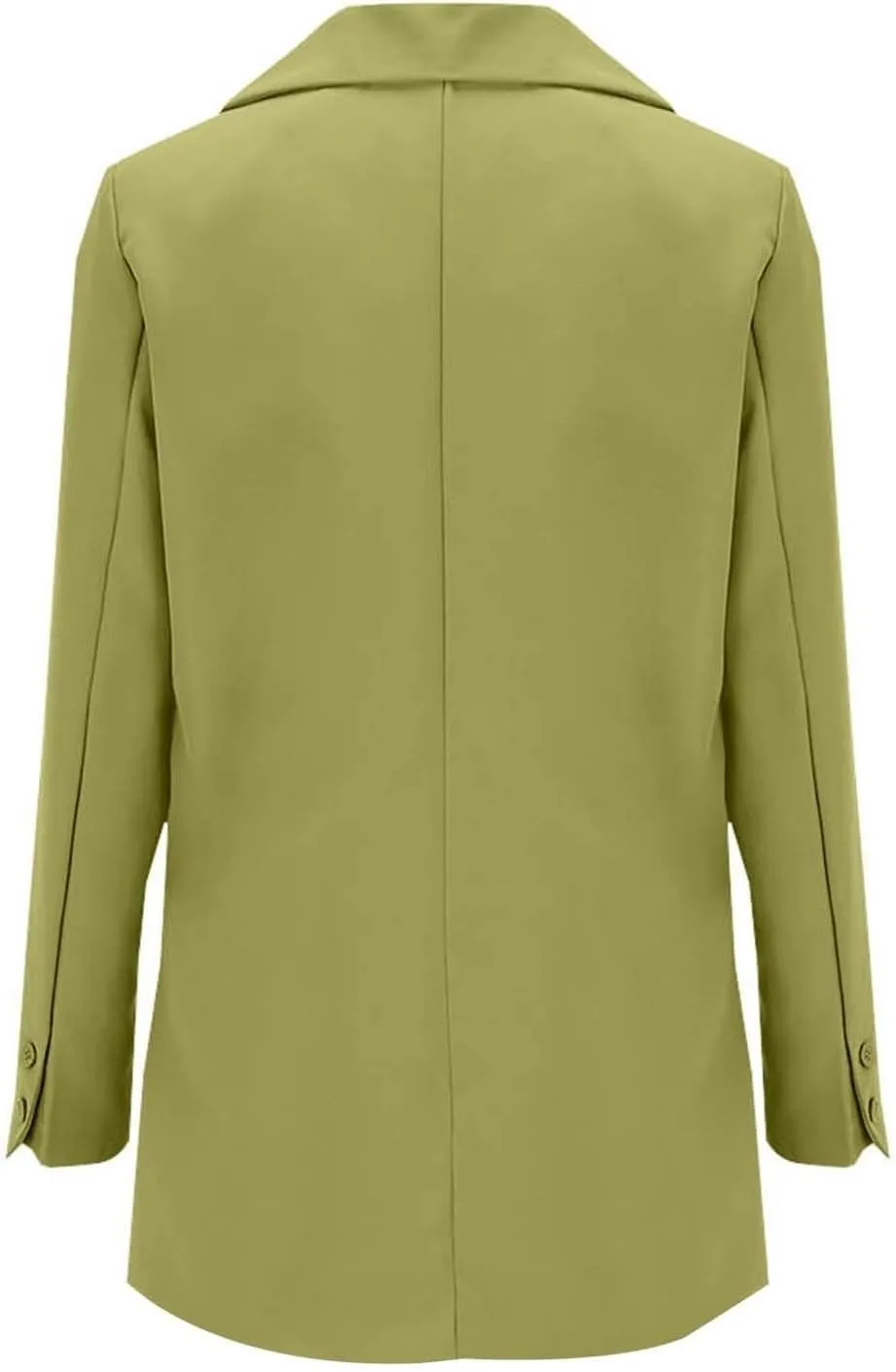 Women's 2024 Winter Casual Blazers Long Sleeve Lapel Open Front Button Work Office Blazer Jackets with Pockets