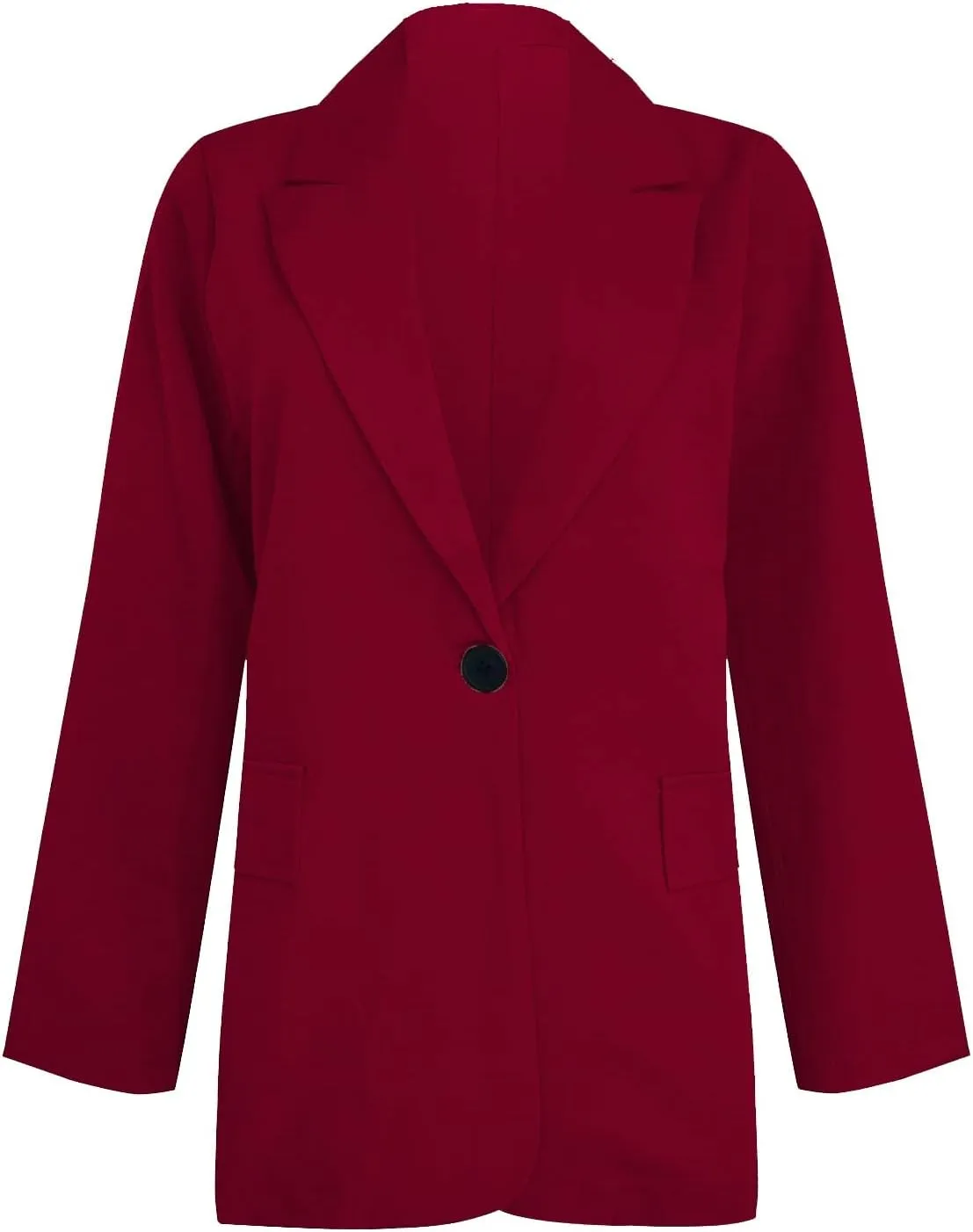 Women's Casual Blazers Business Lightweight Button Down Long Sleeve Jacket Open Front Blazer Summer Cardigan Work Suit