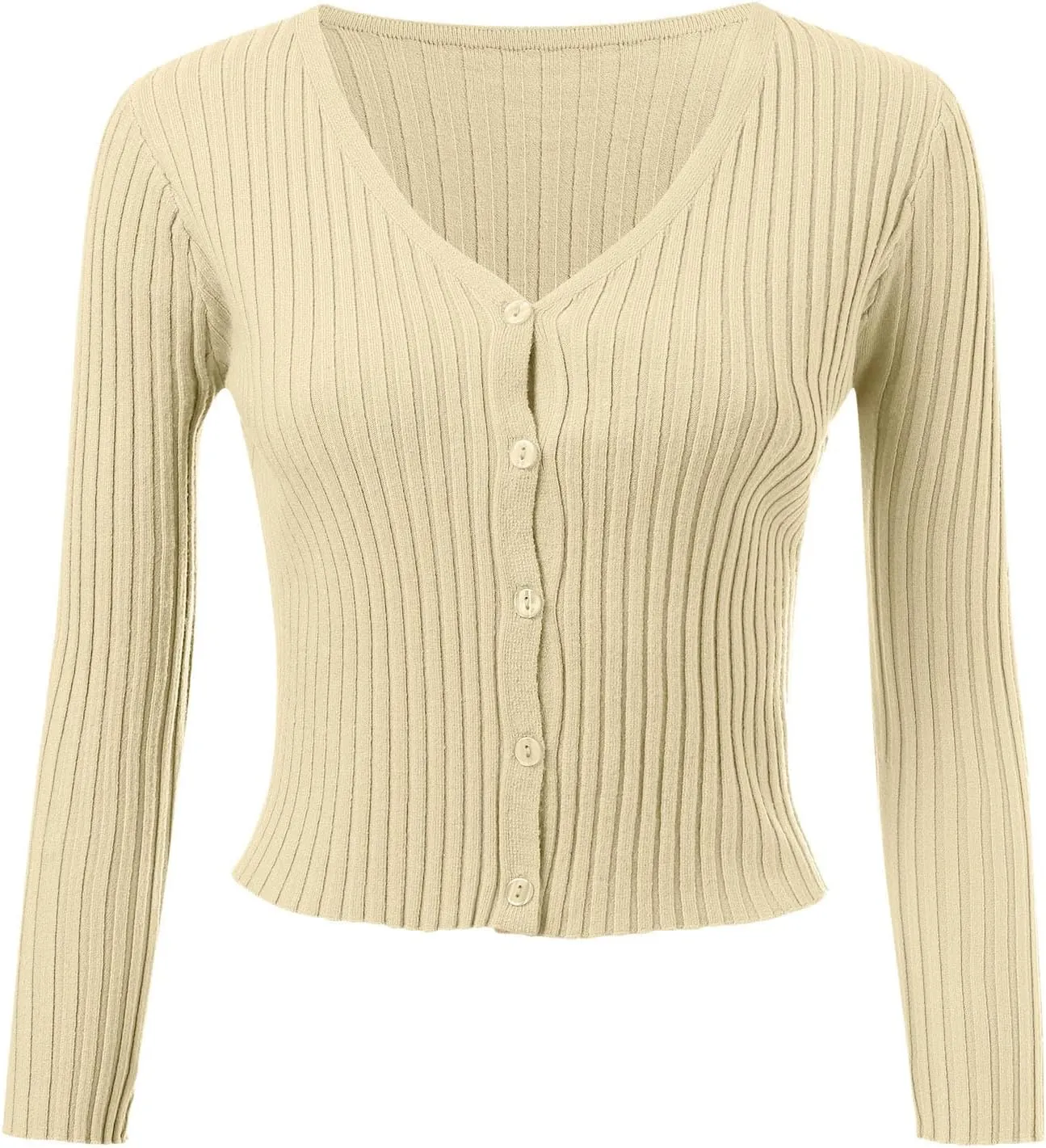 Womens Cropped Cardigan Long Sleeve Lightweight Crochet Knit Sweater Tops Cardigan Sweater 2023 Fall Open Front Shirts