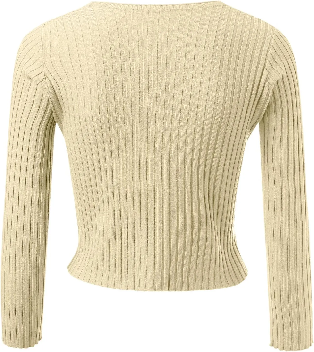 Womens Cropped Cardigan Long Sleeve Lightweight Crochet Knit Sweater Tops Cardigan Sweater 2023 Fall Open Front Shirts